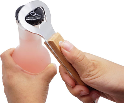 HANCELANT Can Punch Bottle Opener, Manual Stainless Steel Can Opener 1 Pack