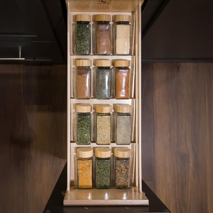 Wood Spice Drawer Organizer Insert