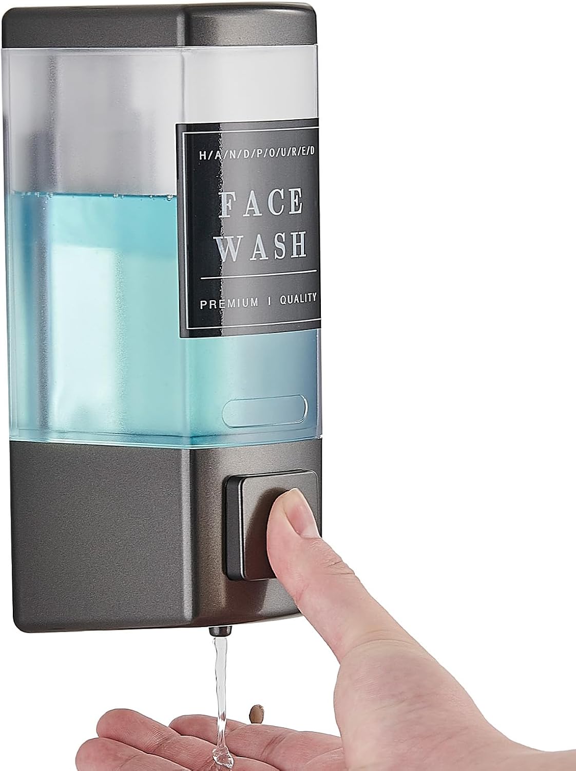 Pollock Shampoo and Conditioner Dispenser,Black 3 Chamber * 500ML | Shower Soap Dispenser Wall Mounted, Body Wash Dispenser No Drill,Refillable Shower Dispenser for Bathroom,Hotel,Public Place