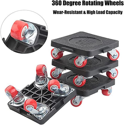 Furniture Movers with Wheels, Furniture Lifter Tool, 360° Rotation Wheels Furniture Dolly, Heavy Duty Furniture Lifters for Heavy Furniture, Refrigerator, Sofa, Cabinet