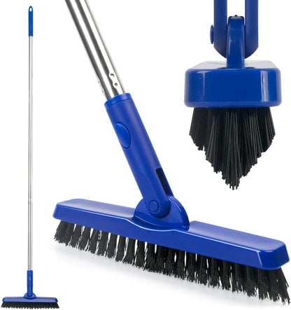 CELOX Grout Brush with Long Handle, Tile Grout Cleaner Brush for Tile Floors, for Shower Tile, for Cleaning Grout