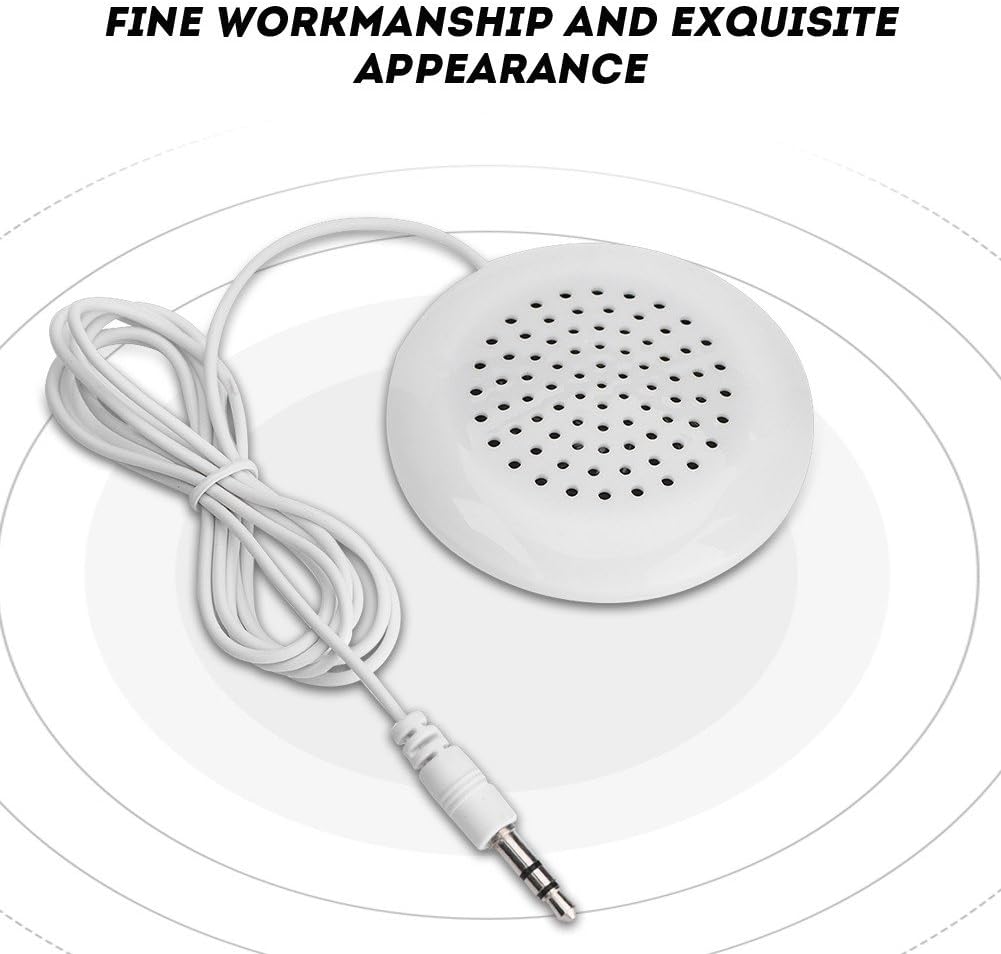 Vbest life Portable Speaker, New DIY Under Pillow Speaker 3.5mm Mini Stereo Speaker for MP3 Phone CD
