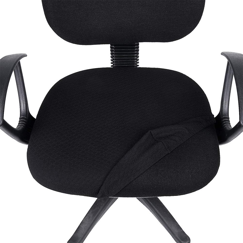 Smiry Office Computer Chair Armrest Covers, 2PCs Anti-dust Arm Rest Pad | Removable Washable Desk Chair Arm Pad Covers, Grey