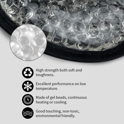 Cooling & Heating Eye Mask - Hot/Cold Use for Puffy Eyes, Headaches, Migraines, Sinus & Dark Circles (2 Packs Blue)