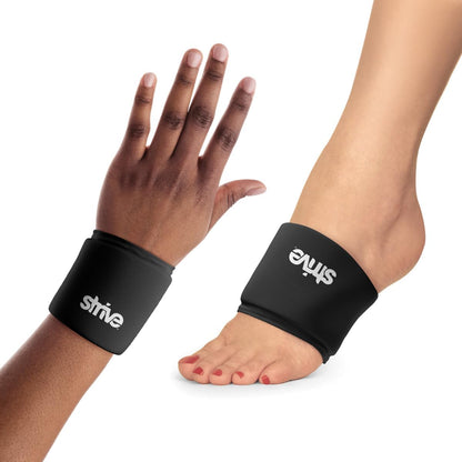 Strive Wrist/Ankle Sleeve, Hot & Cold Therapy, Gel Compression, 2-Pack | Hot & Cold Therapy, Pain Relief, Gel Compression, 360° Coverage for Arthritis, Tendinitis, Injuries, Swelling, Bruises (2-Pk)