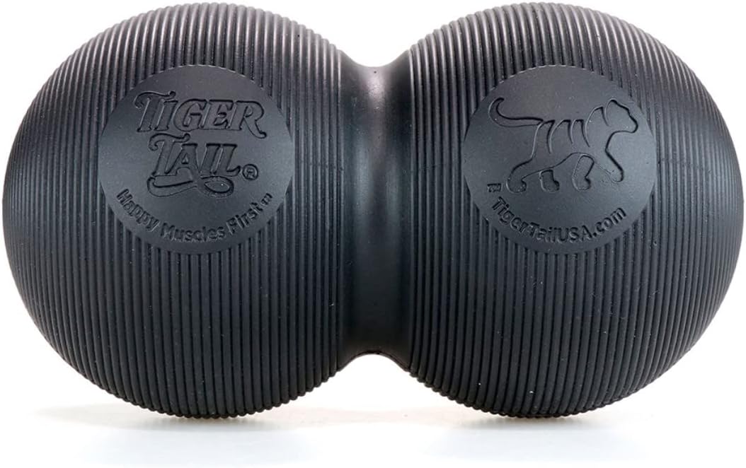 Tiger Tail Tiger Ball Large 8-Inch Long by 4.4-Inch High Peanut Foam Roller Double Ball: Self-Help Body Massage Tool for Trigger Points and Muscle Knots