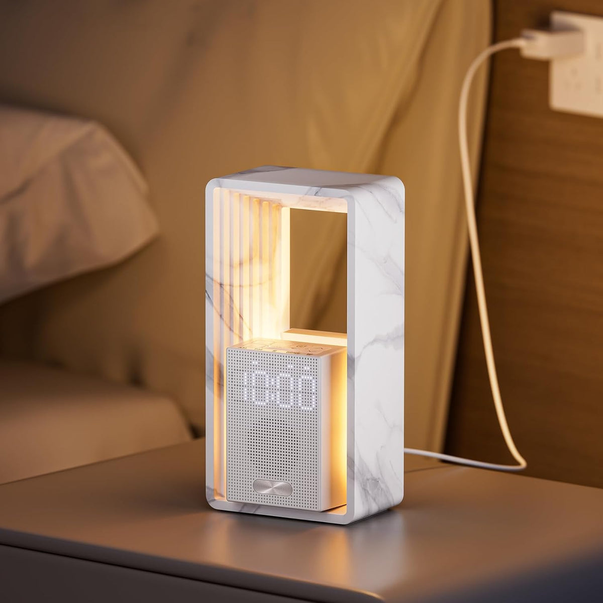 Hensam Sunrise Alarm Clock with 20 White Noise & Night Light for Bedroom