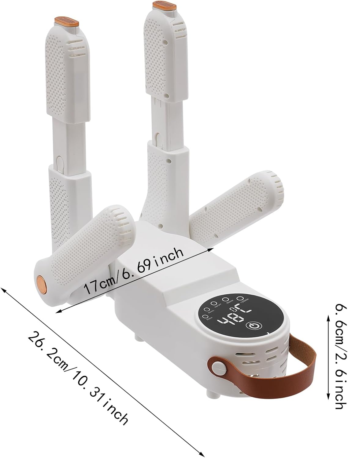 Boot heater, waterproof dryer, two-arm shoe dryer with timer