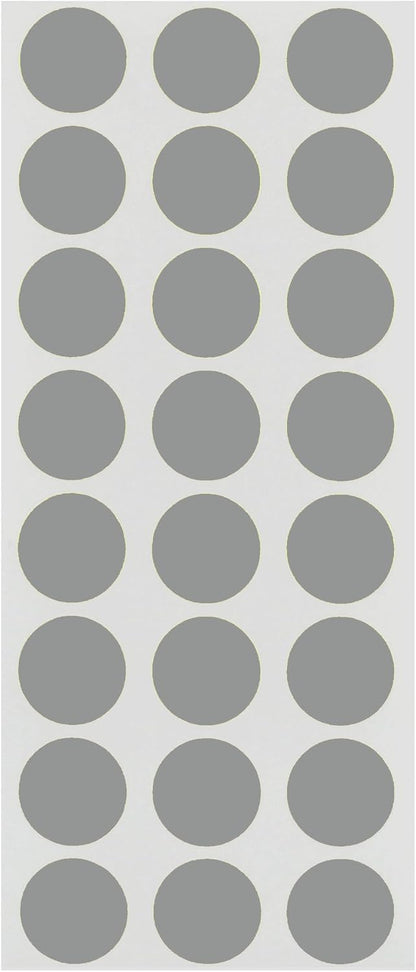 1/2" Removable Dot Stickers, 5 Fluorescent Colors, 1200/Pack | Round Dot Labels in 5 Colors with Writable Matte Paper for Offices, Food Service and Medical Use. Made in USA
