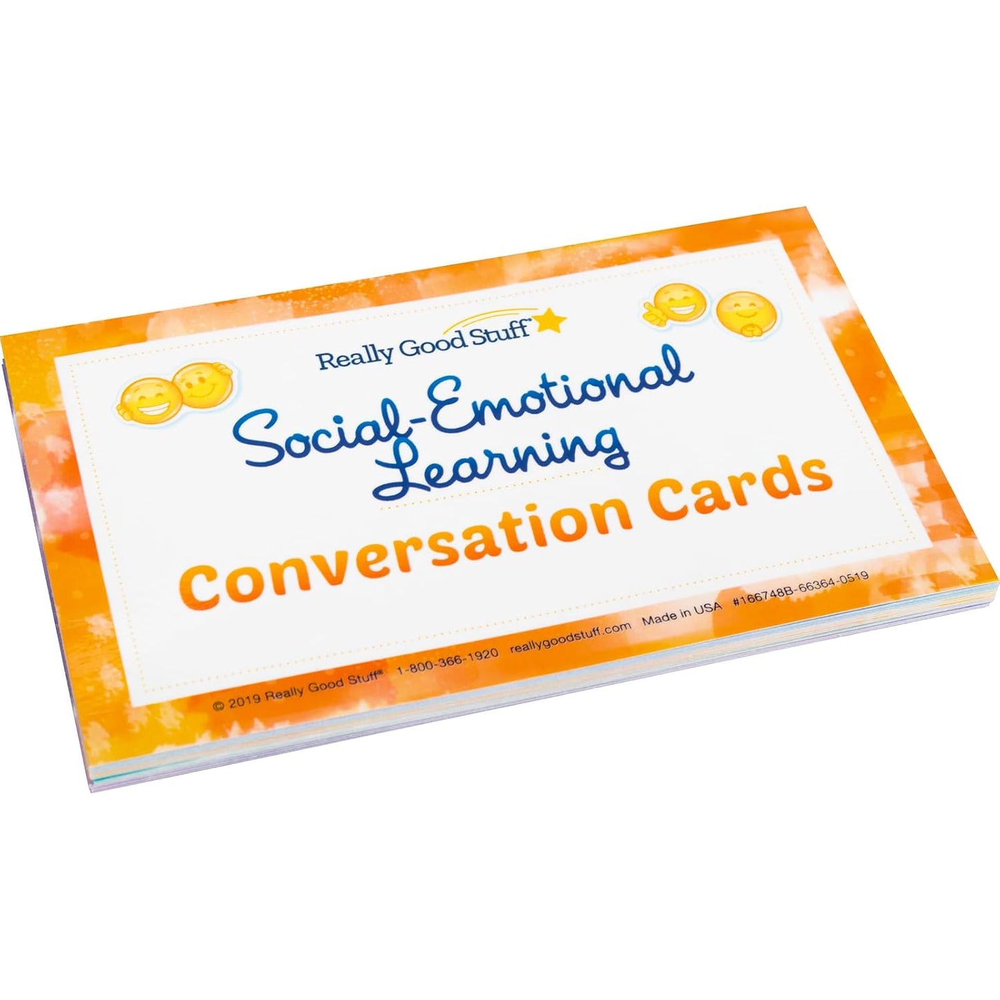 Really Good Stuff Self Care Reflection Cards-Mindful Thinking | Ages 11+, Grades 6+, Positive Affirmations, Meditation Techniques to Manage Emotions & Feelings for Kids & Adults