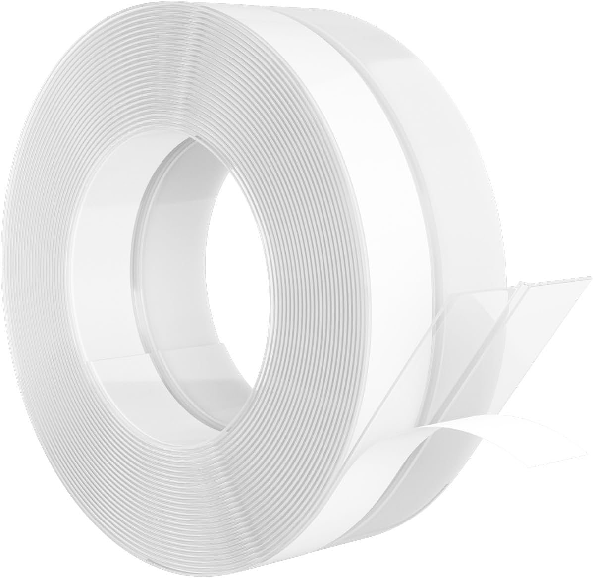 Weather Stripping Door Seal, 20 Ft Shower Door Seal, Clear, 1 in | Flexible door sweep for frames, fits doors, windows, and glass showers, seals gaps up to 0.5", blocks air leaks and dust