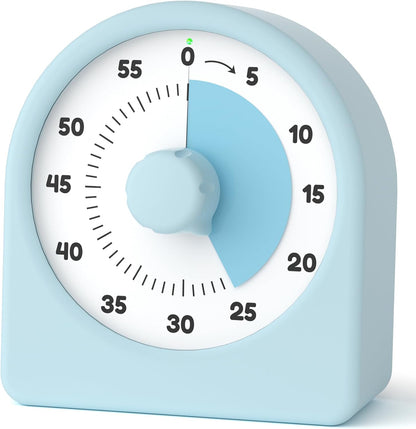 LIORQUE Visual Timer for Kids with Pause Function and Protective Case