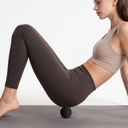 2PCS Firm Massage Lacrosse Balls for Myofascial Release, Muscle Knots, Trigger Point Therapy, Yoga Deep Tissue Massage, Foot Plantar Fasciitis, Muscle Soreness Massager Ball
