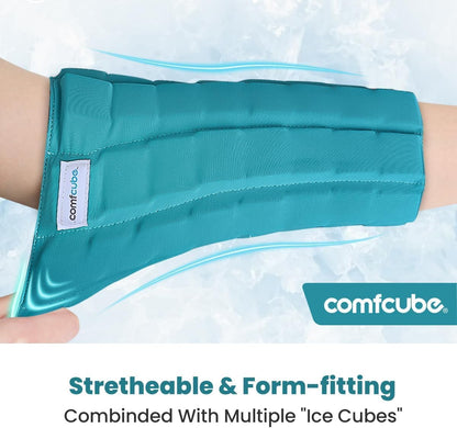 Neck Ice Pack Wrap for Cervical Pain, 2 Hours Long Lasting Cold | Ice Pack for Neck Shoulders Cooling, FSA Eligible, Flexible Cold Pack for Hot Weather, Hot Flashes, Surgery, Swelling