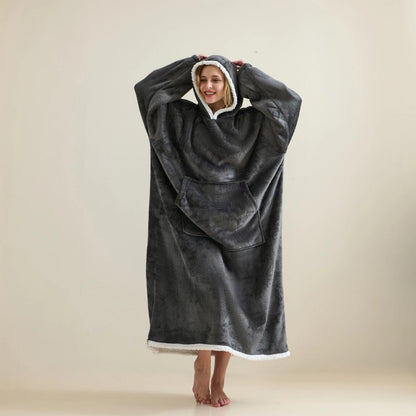 Wearable Blanket Sweatshirt - Warm and Cozy Giant Blankets Hoodie