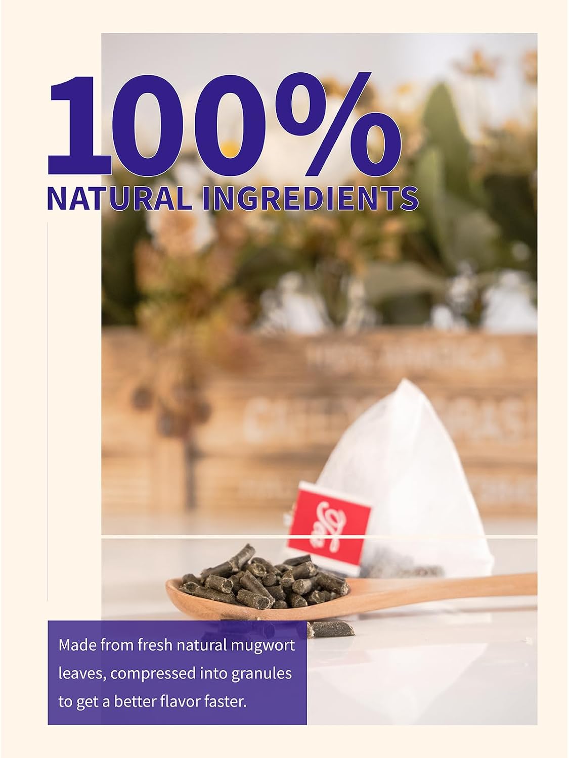 TeeLux Dandelion Leaf & Root Tea Bags, Natural Roasted Dandelion Root with Fresh Dandelion Leaf Herbal Tea, Caffeine Free, 100 Count
