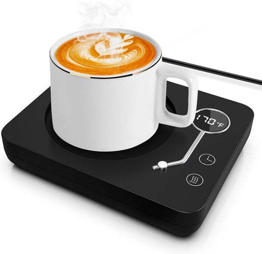 Tiptop Home Coffee Mug Warmer for Desk, Auto Shut Off, 3 Temperature Settings, Smart Candle & Tea Warmer with Gravity Sensor