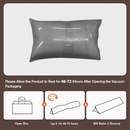 JZHLLA Triangle Bed Gap Filler King, Prevent Items from Falling | High Density Foam Headboard Gap Filler Pillow with 2 PCS Pockets and Removable Washable Cover Grey