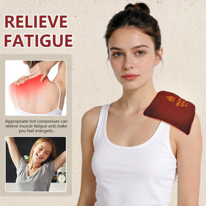Healeved Microwavable Heating Pad Heat Pad Waist Warmer Coarse Salt Hot Compress Pack Heat Therapy Cushion Microwave Heating Pad for Neck and Shoulders and Back Waist
