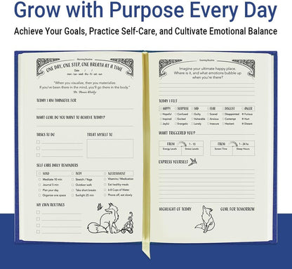 Gratitude Journal for Women with Guided Daily Prompts, Goal Setting & Habit Tracker—90-Day Mindfulness & Self-Care Journal with Relaxing Coloring Pages for Mood, Mindset & Sobriety Support (Hardcover)