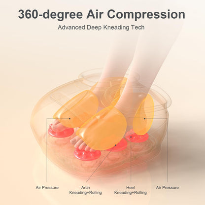 Nekteck Foot Massager with Heat [2026 Upgraded] for Circulation Neuropathy