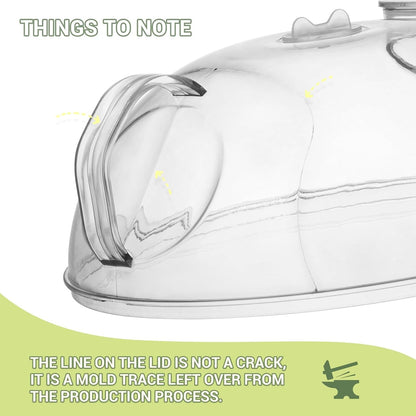 12" Clear Microwave Splatter Cover Integrated Handle BPA Free | Integrated Handle, BPA-Free, Clear PC, 12 Inch, Dishwasher Safe, Steam Vent, Food Grade, Splatter Guard,Large