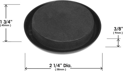 Slipstick GorillaSliders Premium Furniture Sliders for All Floor Surfaces (16 Piece Moving Kit) Reusable 3.5” Round Furniture Movers for Sliding Furniture on Hardwood & Carpet, Black, CB13-1-16
