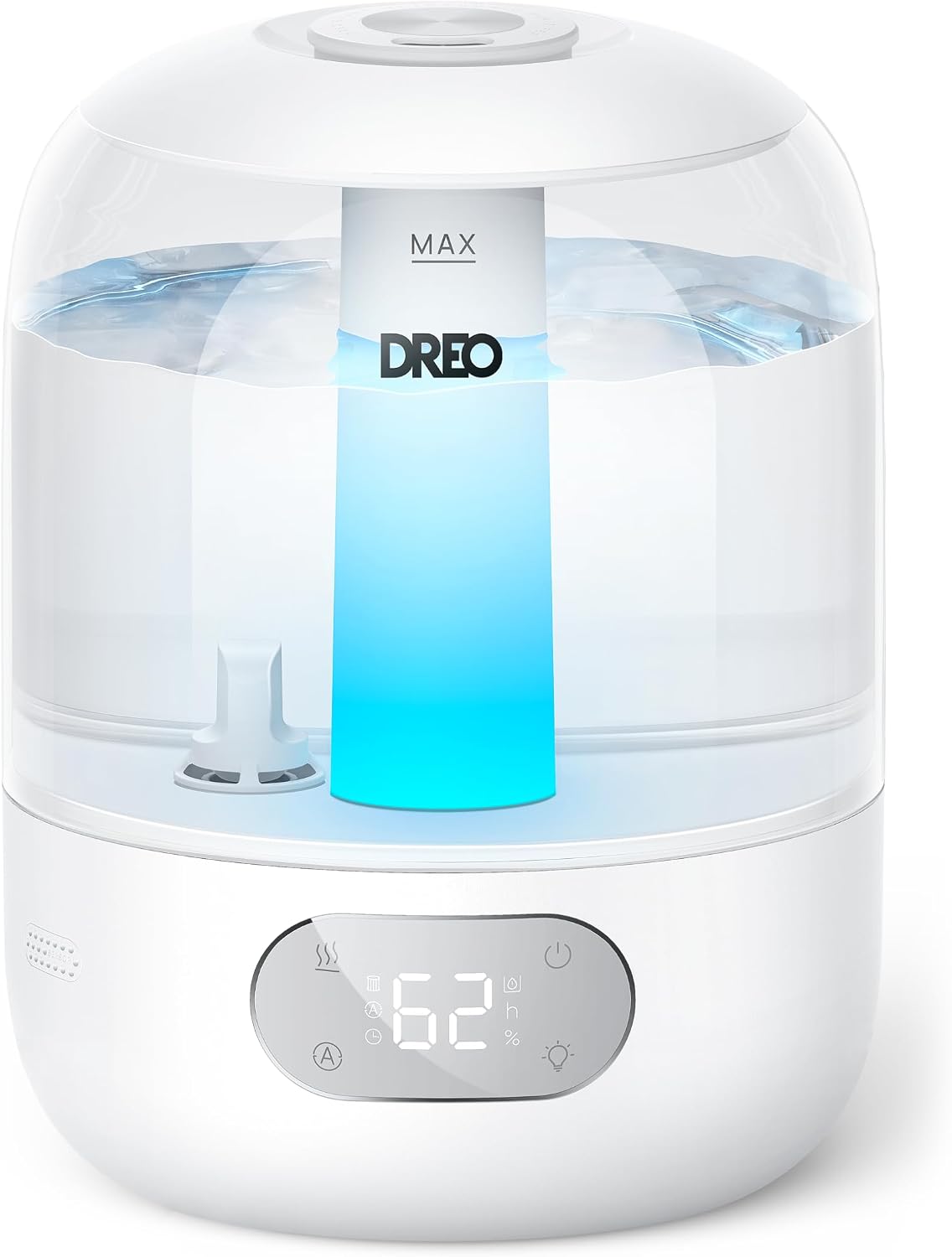 DREO 3L Humidifiers for Bedroom, 30H Runtime, 26 dB Quiet, Black