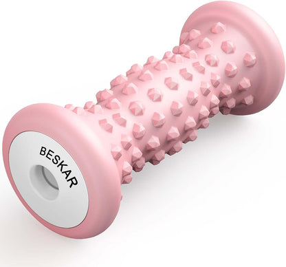 BESKAR Foot Massager Roller for Plantar Fasciitis Relief, Portable Feet Roller to Deep Tissue Muscle Massage, Foot Arch and Heel Pain, Reflexology Tool