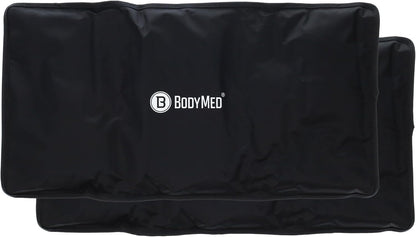 BodyMed Reusable Gel Ice Pack Cold Compress for Neck - Professional Grade Cold Therapy for Injuries, Aches, Swelling, Bruises, Sprains - 21 in. x 6 in. (Neck Contour)