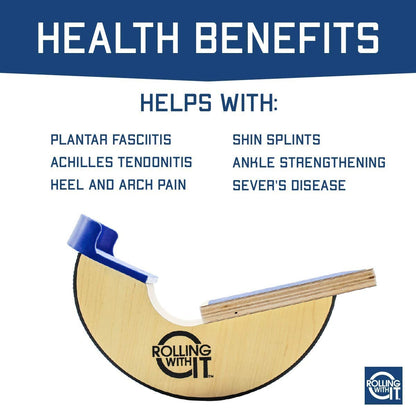 Rolling With It Foot Rocker & Calf Stretcher for Plantar Fasciitis