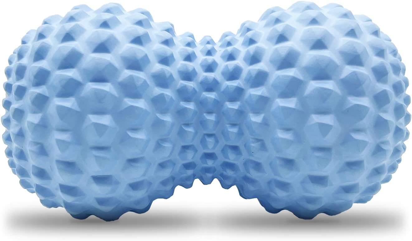 KITWILD Peanut Massage Ball, Double Lacrosse Massage Roller Ball, Black | Deep Tissue Muscle Massage, Physical Therapy, Myofascial Release, Muscle Knots, Yoga Therapy