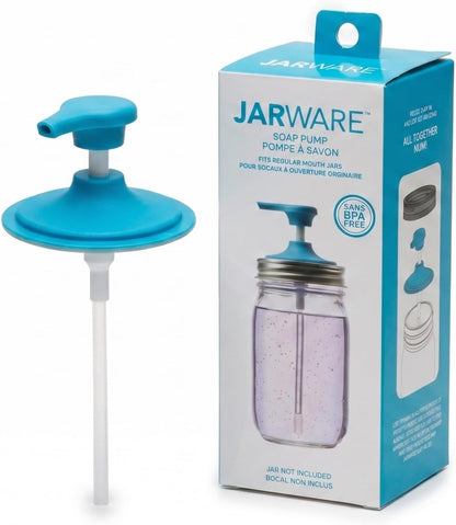 Jarware Herb Saver Lid for Wide Mouth Mason Jars, Green