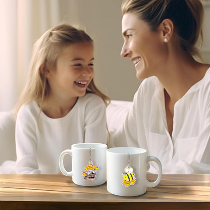 Tea Steeper for Loose Tea 2pcs NSTaygate Tea Infuser with Charm Handmade Cute Butterfly BFF Pendant, Tea Strainers for Loose Tea 304 Stainless Steel Tea Ball for Brew Tea