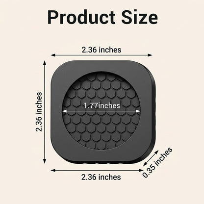 4 Pcs Anti Vibration Pad for Washing Machine, Washer and Dryer Pedestals, Rubber Shock Absorbing Feet for Noise Cancelling and Floor Protection