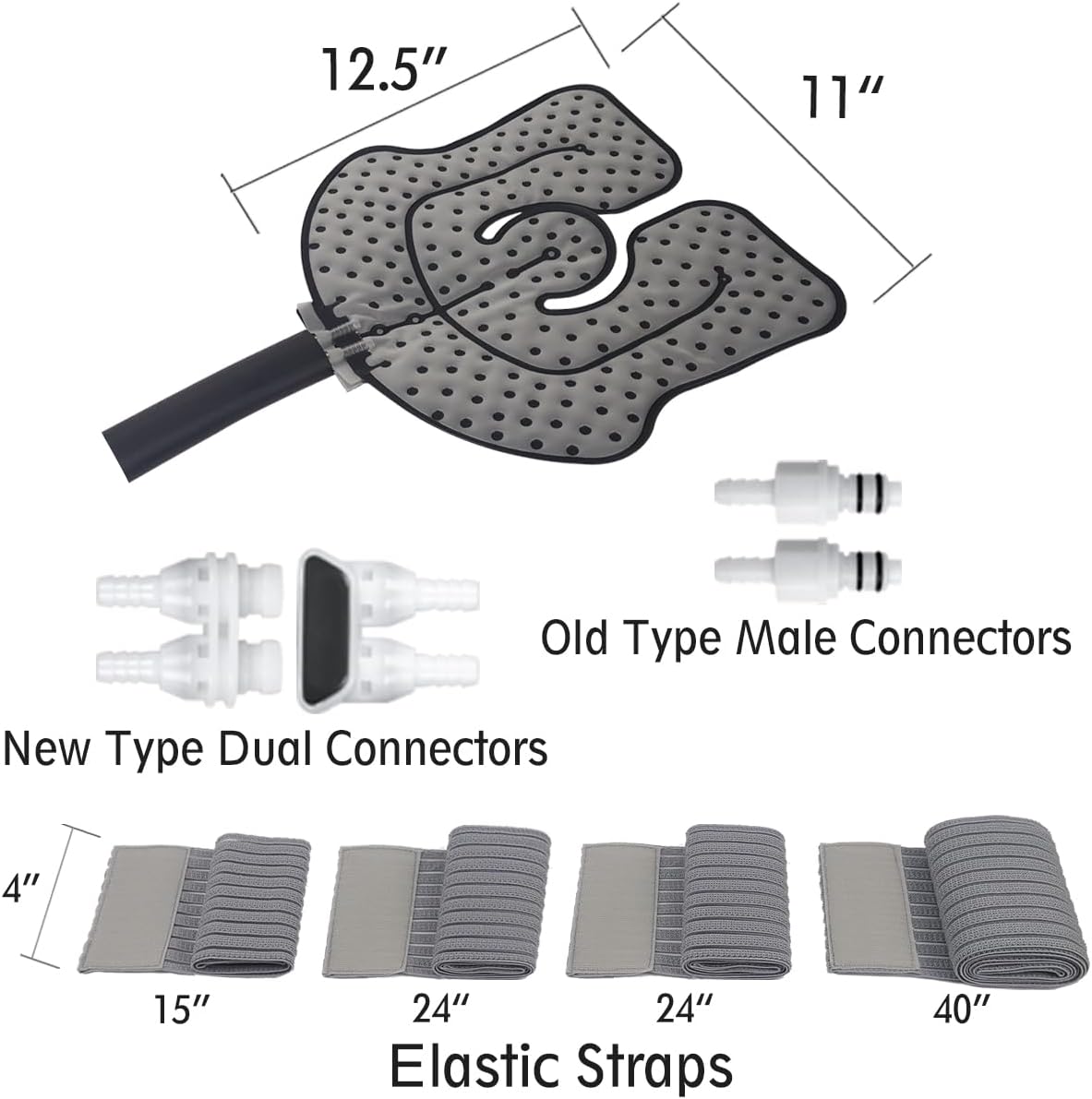 Knee Pad for Cold Therapy System, Attachment for Ice Therapy Machine, Please Review The Product Description and Video if Your Unit is from A Different Brand