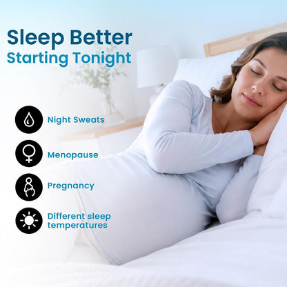 B10 Bed Cooling System Twin - Cooling Mattress Pad for Hot Sleepers | Beat night sweats without breaking the bank - 100% cotton cooling mattress topper, cools 7-12°F, 4 speeds & remote.