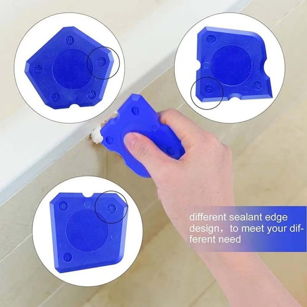 3 PCS Silicone Caulking Tools, Sealant Grout Finishing Sealing Caulk Tool Kit for Bathroom Kitchen, Caulking Finishing Tools, Caulk Smoothing Tool