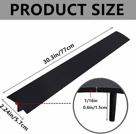 2 Pack Silicone Stove Gap Cover, 30" Kitchen Counter Gap Covers Heat Resistant Wide & Long Flexible Oven Gap Guards for Protect Gap Filler Sealing Spills