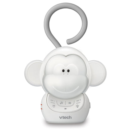 VTech Communications BC8211 Myla The Monkey Baby Sleep Soother with a White Noise Sound Machine Featuring 5 Soft Ambient Sounds, 5 Calming Melodies & Soft-Glow Night Light, 1 Count (Pack of 1)