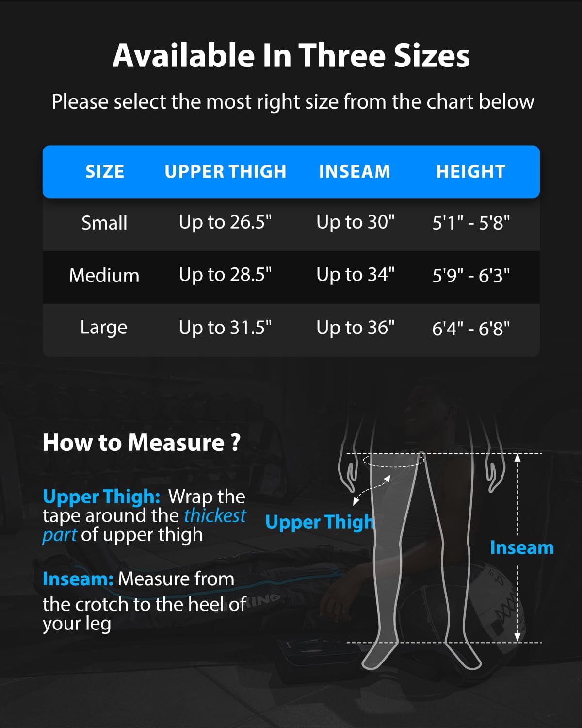 FIT KING Pro Leg Massager Athlete Compression Recovery Boots Cordless M | FSA-HSA, Professional Leg Compression, Air Compression Boots, Fast Recovery & Boost Circulation, Rechargeable, 5-Zone Control