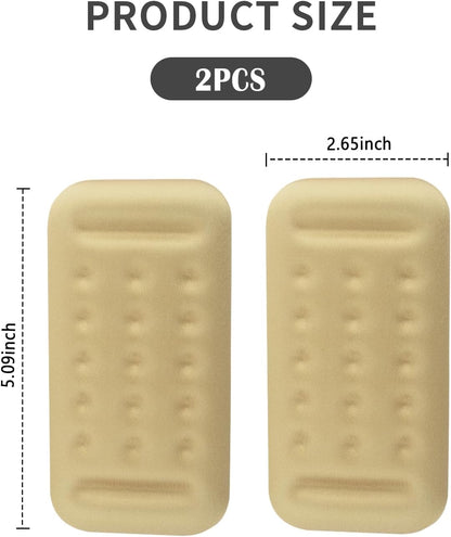 2PCS Car Arm Rest Elbow Pads,Comfortable Car Arm Rest Cushion with Memory Foam Pad for Arm Support,Universal Car Door Armrest Pad Car Interior Accessories (Black)