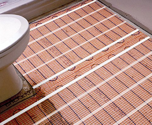 SunTouch TapeMat Electric Radiant Floor Heating Mat, Orange, 120V, 10 Sq Ft