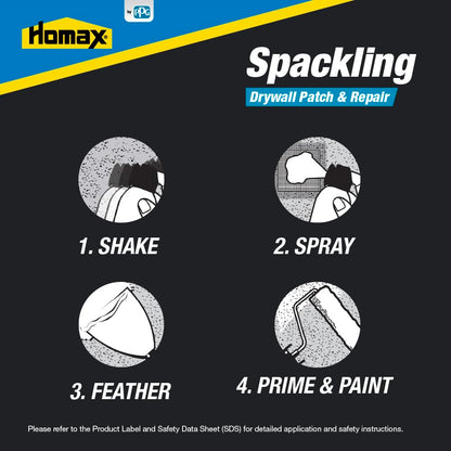 Homax 41072026734 Drywall Patch and Repair Kit, 4"x4" Wall Patch