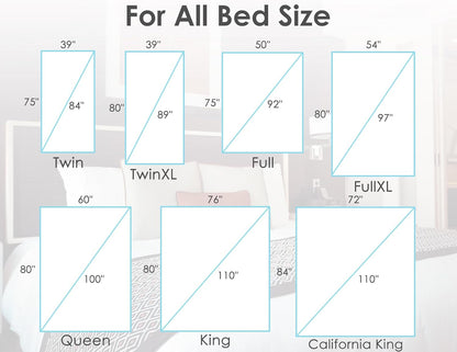 DS. DISTINCTIVE STYLE Sheet Straps 2 Pieces Mattress Sheet Holder Straps for Queen/King Size Bed Suspenders Twin XL Adjustable Elastic Bands and Corner Clips