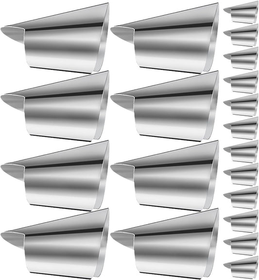 Unomor Nail Guard Set 20pcs Stainless Steel Thumb Guard Peelers Finger Guard for Dicing Kitchen Tools