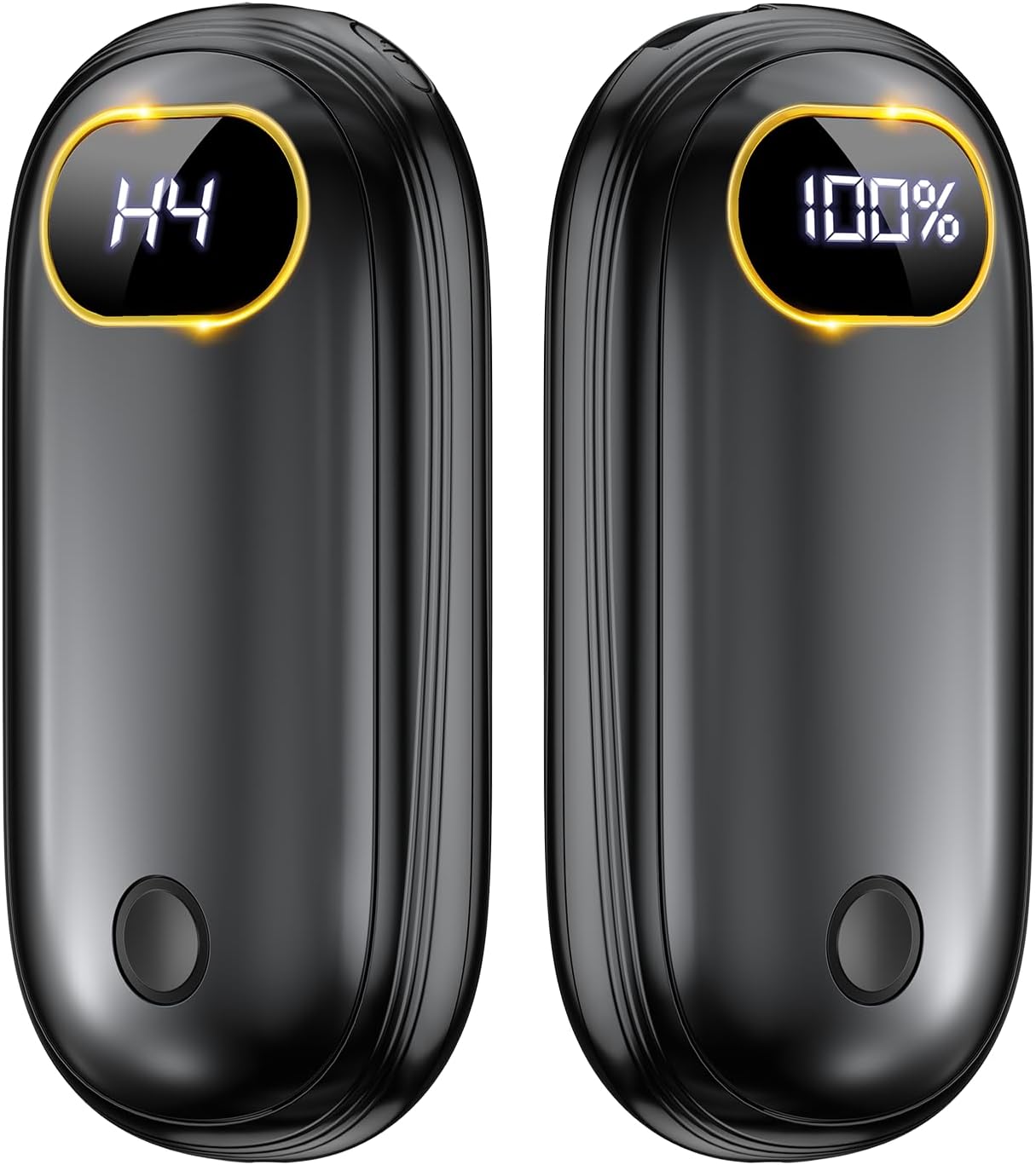 Hand Warmers Rechargeable - Electric Hand Warmers 2 Pack with Dual-Sided Heating for 15Hrs Warmth, LED Display & Flashlight, Hunting Essentials, Gifts for Christmas Man Women Raynauds Golf