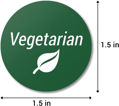 Sesame Seeds Allergy Warning Stickers, 1.5 Inch Round, 300 Labels