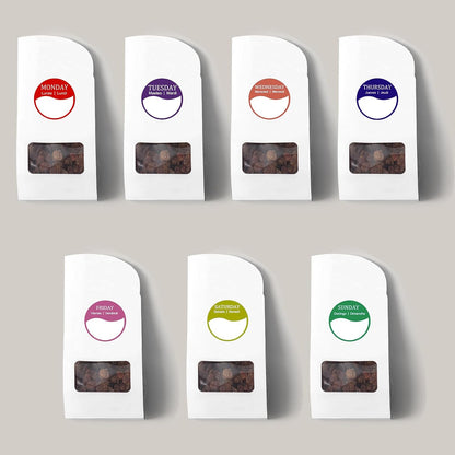 Day of The Week Stickers, 3500PCs Day Dots Food Labels Week Stickers for Planner, Restaurant Kitchen Containers Dispenser