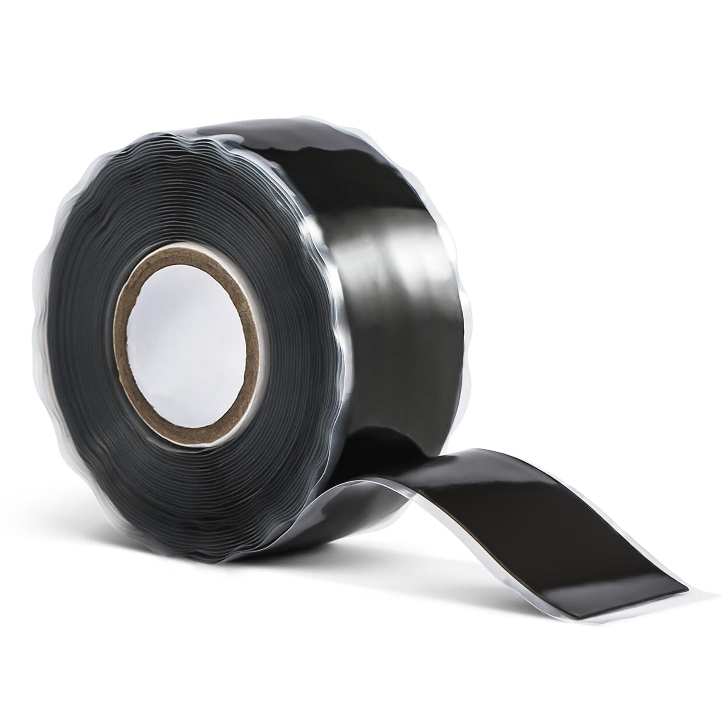 CLAVICHORD Seal Self Fusing Silicone Tape - 1 Inch Wide and 15 Feet Long | Weatherproof Self Fusing Sealing Tape for Emergency Pipeline Repair/Cable Bandage/Tool Fixing（Black）